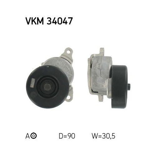 SKF Riemenspanner, Keilrippenriemen VKM 34047