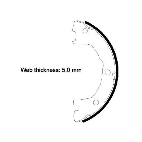 PAGID Bremsbackensatz, Feststellbremse H9520N