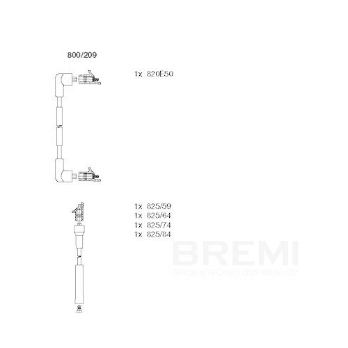 BREMI Z&uuml;ndleitungssatz 800/209