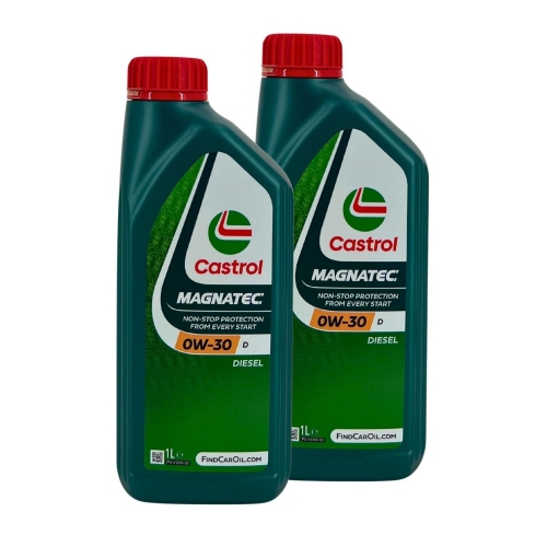 Motor&ouml;l Castrol Magnatec 0W-30 D Ford WSS-M2C 950-A ACEA C2 2 Liter 15F67C