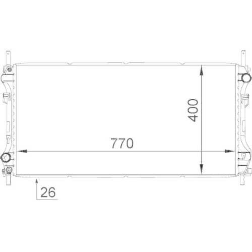 MAHLE K&uuml;hler, Motork&uuml;hlung BEHR CR 1346 000S