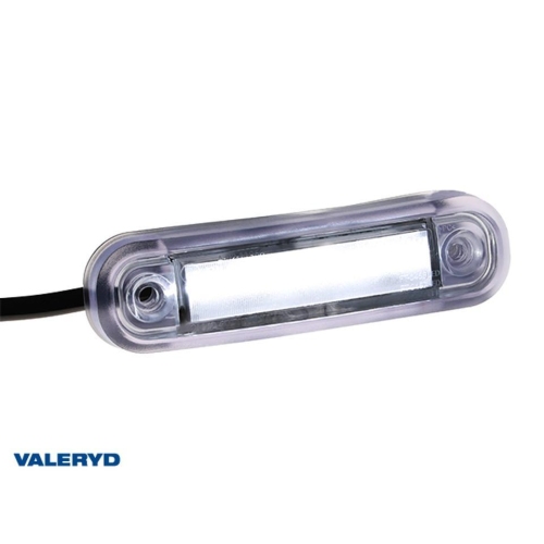 LED Seitenmarkierungsleuchte 110x30,5x18mm wei&szlig; 50cm Kabel Anh&auml;nger Valeryd