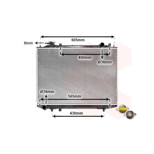 VAN WEZEL K&uuml;hler, Motork&uuml;hlung *** IR PLUS *** 27002235