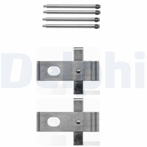 DELPHI Zubeh&ouml;rsatz, Scheibenbremsbelag LX0443