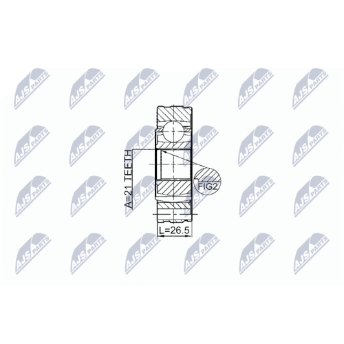 NTY Gelenk, Gelenkwelle NPW-SU-011