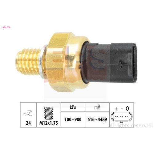 EPS Sensor, &Ouml;ldruck Made in Italy - OE Equivalent 1.980.009