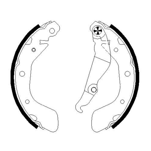 TEXTAR Bremsbackensatz 91079900