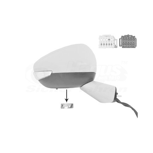 VAN WEZEL Au&szlig;enspiegel * HAGUS * 0979818