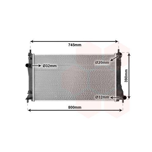 VAN WEZEL K&uuml;hler, Motork&uuml;hlung 27002249