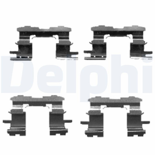 DELPHI Zubeh&ouml;rsatz, Scheibenbremsbelag LX0447