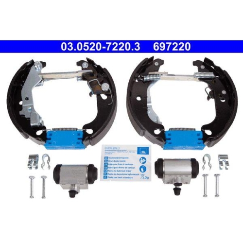 ATE Bremsbackensatz Original ATE TopKit 03.0520-7220.3