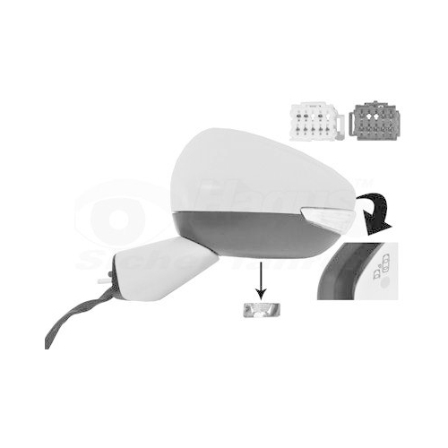 VAN WEZEL Au&szlig;enspiegel * HAGUS * 0979827