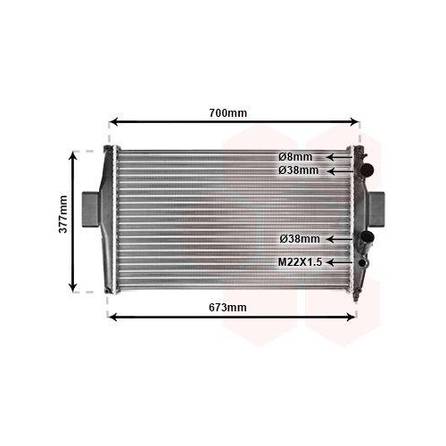 VAN WEZEL K&uuml;hler, Motork&uuml;hlung 28002022