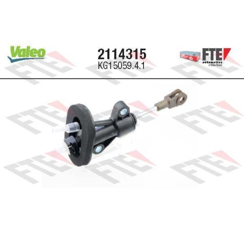 VALEO Geberzylinder, Kupplung FTE CLUTCH ACTUATION 2114315
