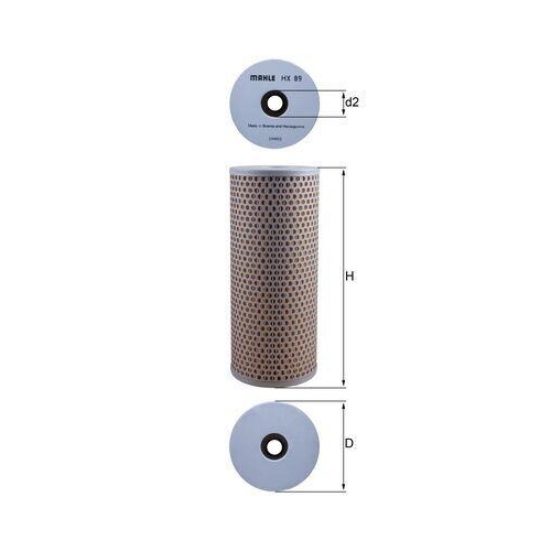 MAHLE Filter, Arbeitshydraulik HX 89