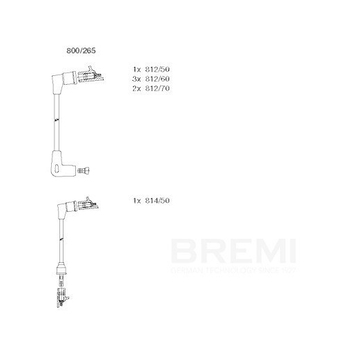 BREMI Z&uuml;ndleitungssatz 800/265