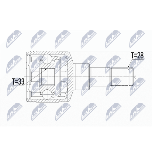 NTY Gelenksatz, Antriebswelle NPW-SU-018