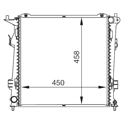 MAHLE K&uuml;hler, Motork&uuml;hlung BEHR *** PREMIUM LINE *** CR 1367 000P