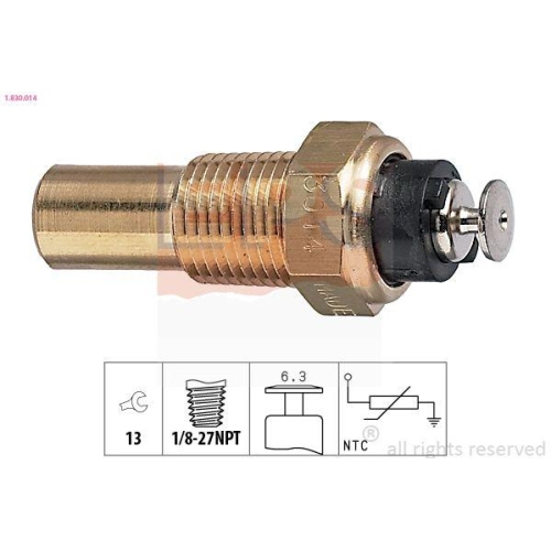 EPS Sensor, Kühlmitteltemperatur Made in Italy - OE Equivalent
