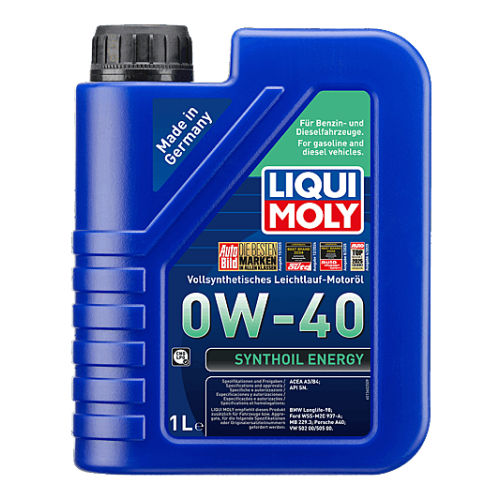 Liqui Moly Motor&ouml;l Synthoil Energy 0W-40, 1-Liter Kanister, Art-Nr. 1360
