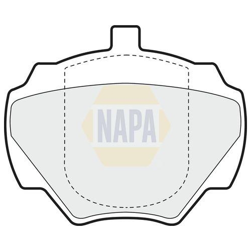 NAPA Bremsbelagsatz, Scheibenbremse NAPA NBP1656