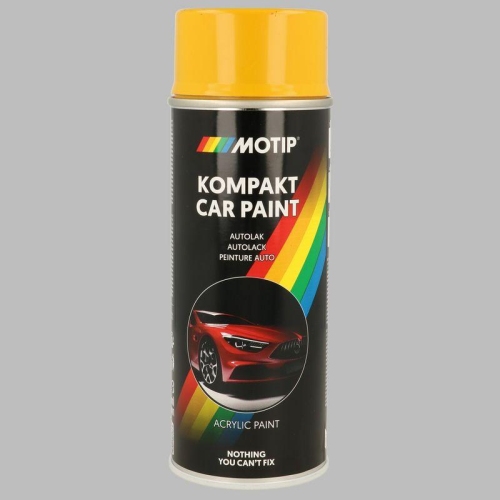 Spr&uuml;hfarbe Autolack Kompakt Spray Kompakt 43260 gelb hochgl&auml;nzend 400ml MOTIP