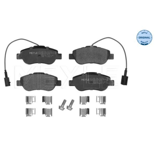 MEYLE Bremsbelagsatz, Scheibenbremse MEYLE-ORIGINAL: True to OE. 025 240 7217/W