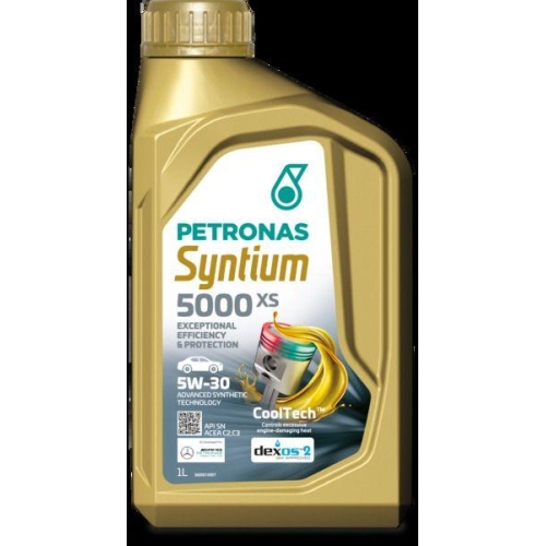 Motoröl Motorenöl SYNTIUM 5000 XS 5W-30, 1 Liter Flasche PETRONAS 70956E18EU