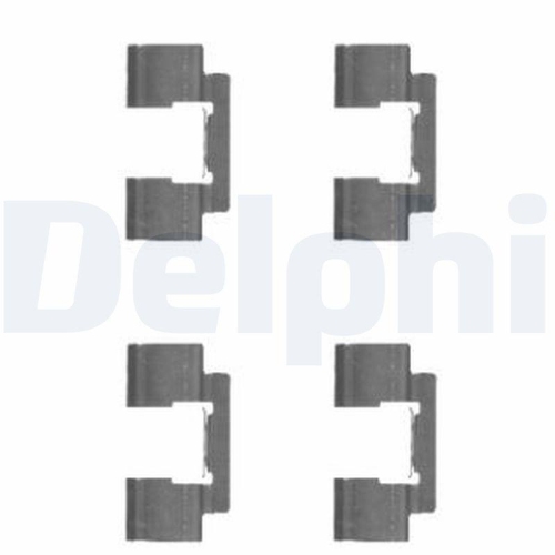 DELPHI Zubeh&ouml;rsatz, Scheibenbremsbelag LX0481