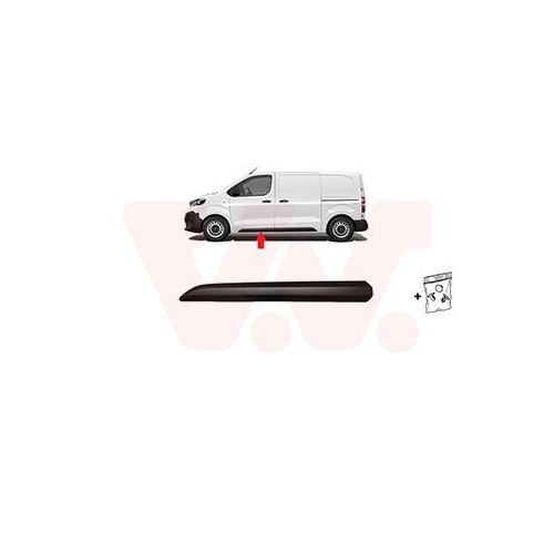 VAN WEZEL Zier-/Schutzleiste, T&uuml;r ** Equipart ** 0944423