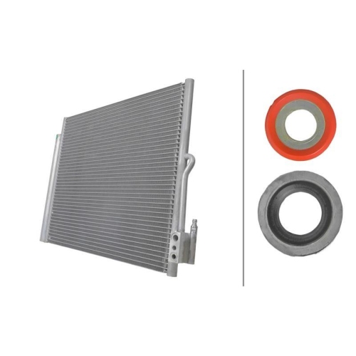 HELLA Kondensator, Klimaanlage >>> Easy2Fit <<< 8FC 366 221-041