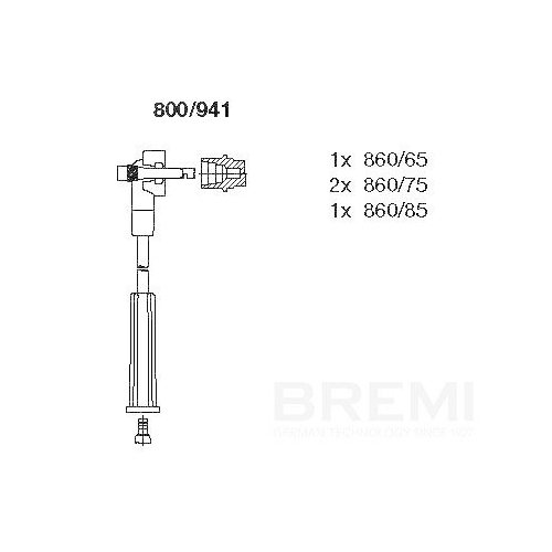 BREMI Z&uuml;ndleitungssatz 800/941