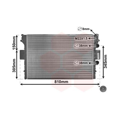 VAN WEZEL K&uuml;hler, Motork&uuml;hlung *** IR PLUS *** 28002049