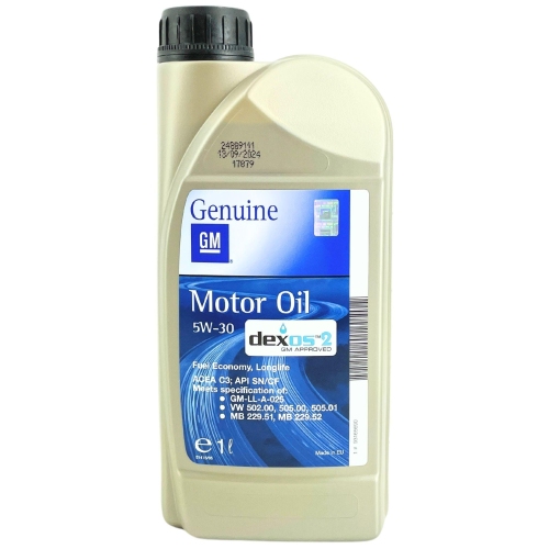 Original GM Opel Motor&ouml;l 5W-30 Dexos 2 Longlife 5W30 Motoren&ouml;l 93165690 1 Liter