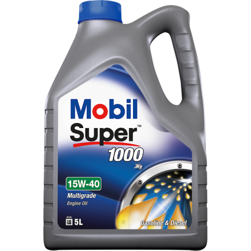 Motor&ouml;l Motoren&ouml;l MOBIL Super 1000 X1 15W-40 - 5 Liter Kanister 157307