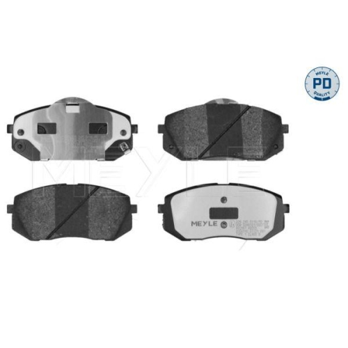 MEYLE Bremsbelagsatz, Scheibenbremse MEYLE-PD: Advanced performance and design. 025 245 0116/PD