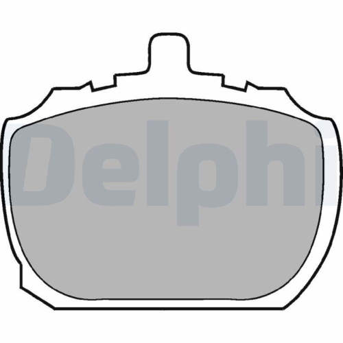 DELPHI Bremsbelagsatz, Scheibenbremse LP45