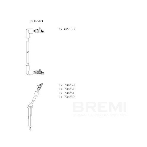 BREMI Zündleitungssatz