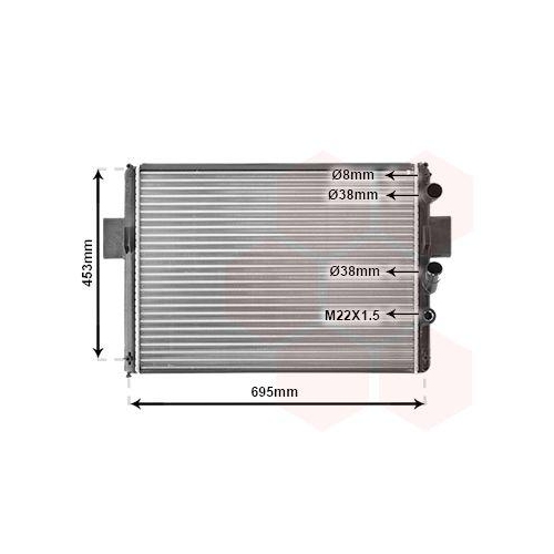 VAN WEZEL K&uuml;hler, Motork&uuml;hlung 28002061