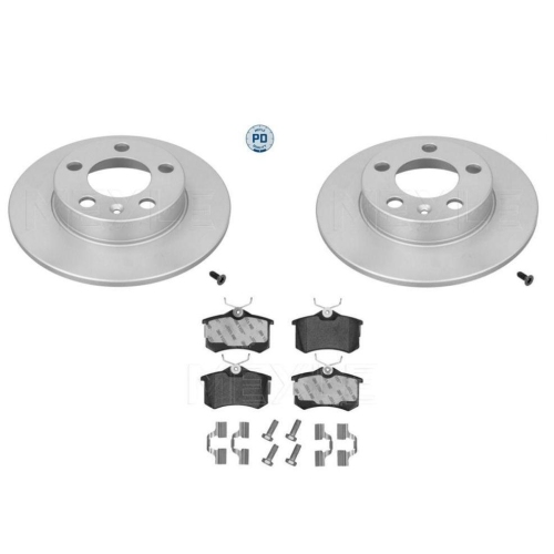 Bremsensatz Meyle Bremsbel&auml;ge + Bremsscheiben 0252096117/PD+1155230037/PD