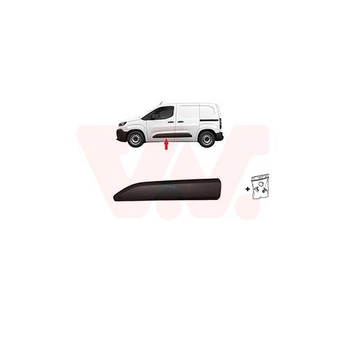 VAN WEZEL Zier-/Schutzleiste, T&uuml;r ** Equipart ** 0991423