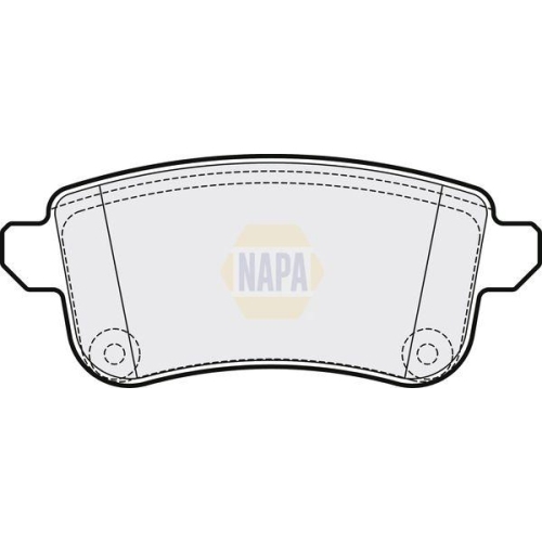 NAPA Bremsbelagsatz, Scheibenbremse NAPA NBP1143