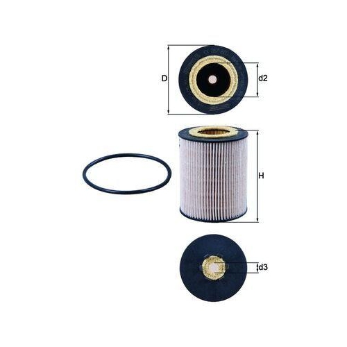 MAHLE Kraftstofffilter KX 267D