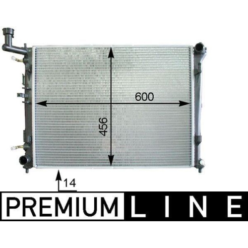 MAHLE K&uuml;hler, Motork&uuml;hlung BEHR *** PREMIUM LINE *** CR 1337 000P