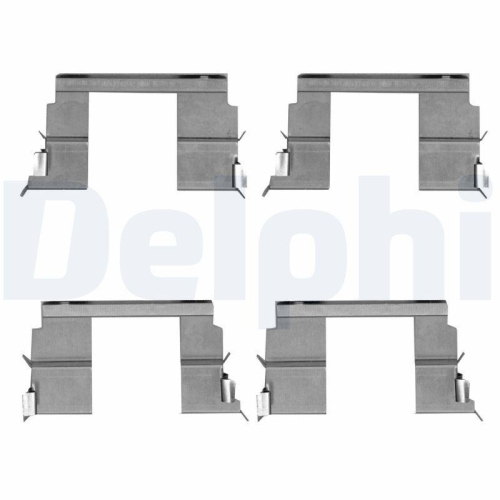 DELPHI Zubeh&ouml;rsatz, Scheibenbremsbelag LX0516