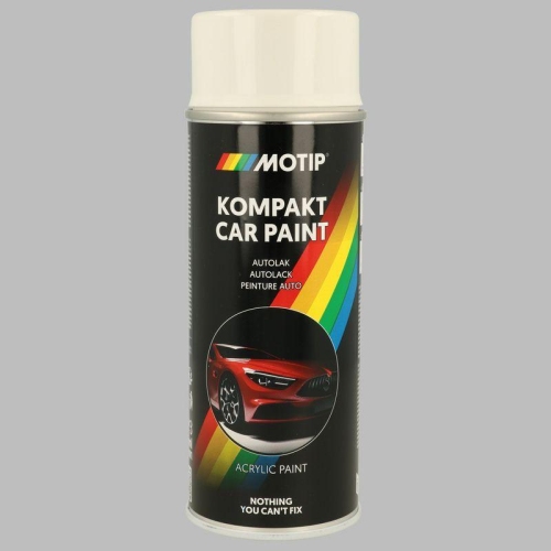 Spr&uuml;hfarbe Autolack Kompakt Spray Kompakt 45716 wei&szlig; gl&auml;nzend 400ml MOTIP