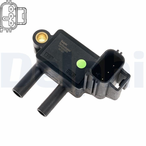 DELPHI Sensor, Abgasdruck DPS00026-12B1