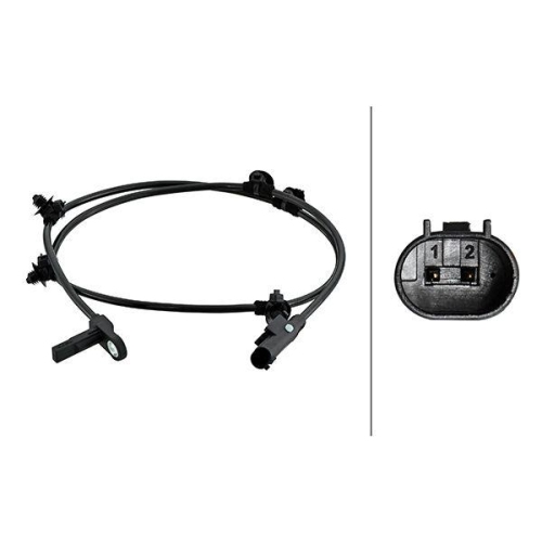 HELLA Sensor, Raddrehzahl 6PU 230 048-271