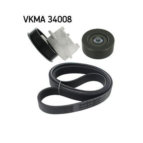SKF Keilrippenriemensatz VKMA 34008