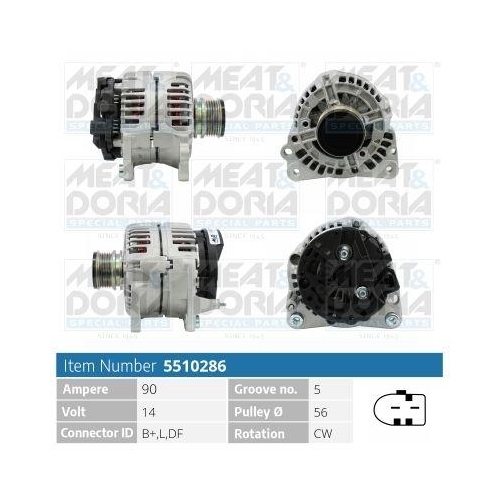 MEAT & DORIA Generator 5510286